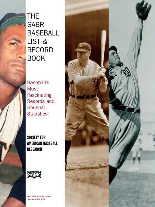 Title details for The SABR Baseball List & Record Book by Society for American Baseball Research - Wait list